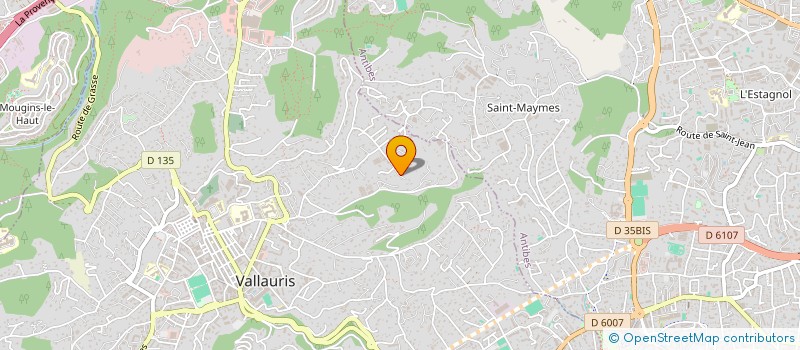 localisation de l'entreprise MONSIEUR PRZEMYSLAW GANCARCZYK  VALLAURIS