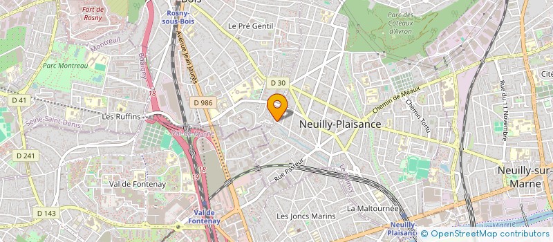 localisation de l'entreprise MONSIEUR PRZEMYSLAW RADECKI  NEUILLY-PLAISANCE