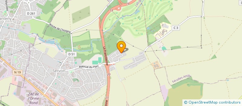 localisation de l'entreprise MONSIEUR PUAYILA N'KUKUSA  SERVON