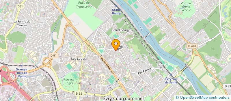 localisation de l'entreprise MONSIEUR PULERICK HOUNKPEVI  EVRY-COURCOURONNES