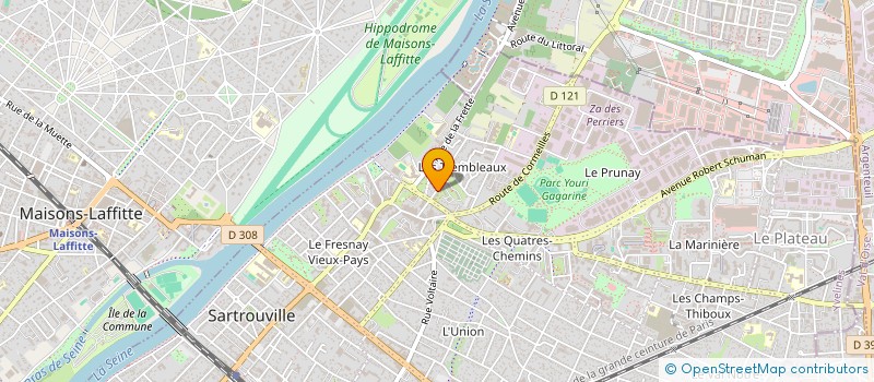 localisation de l'entreprise MONSIEUR PULULU SEBASTIAO KATENDE à SARTROUVILLE