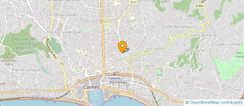 localisation de l'entreprise MONSIEUR PUSHPAKUMARA WEKADA VITHARANAGE à CANNES