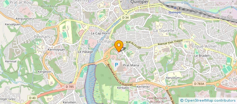 localisation de l'entreprise MONSIEUR PUSHPENDRA KUMAR à QUIMPER