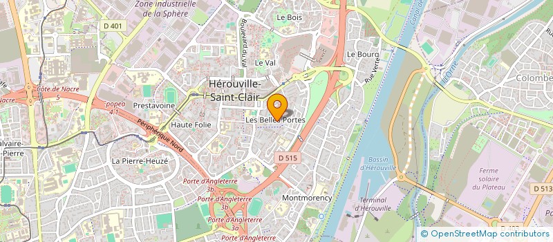 localisation de l'entreprise MONSIEUR QACIM EL KEFI  HEROUVILLE-SAINT-CLAIR