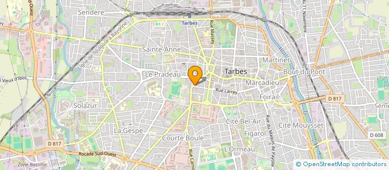 localisation de l'entreprise MONSIEUR QADAM BAIZA  TARBES