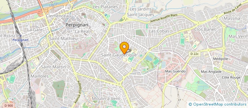 localisation de l'entreprise MONSIEUR QADER HAJE KHAN à PERPIGNAN