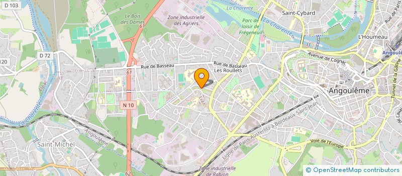 localisation de l'entreprise MONSIEUR QAHRAMAN BAHJAT MOHAMMED  ANGOULEME