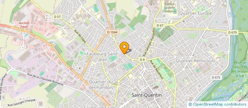 localisation de l'entreprise MONSIEUR QAIS BERRADA à SAINT-QUENTIN