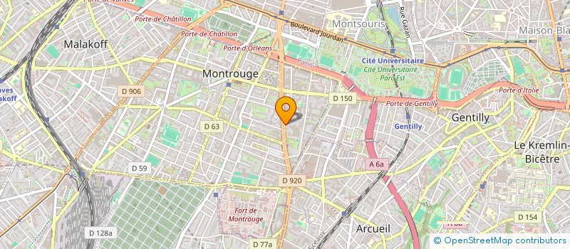 localisation de l'entreprise MONSIEUR QAIS RAZA  MONTROUGE