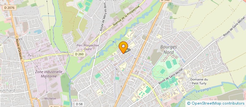 localisation de l'entreprise MONSIEUR QAISS MIRKHEL  BOURGES