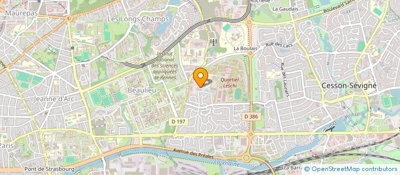 localisation de l'entreprise MONSIEUR QAMROSH MAQSOOD  CESSON-SEVIGNE