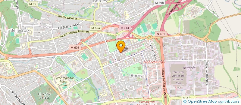 localisation de l'entreprise MONSIEUR QAREEBULLAH NIYAZI  METZ