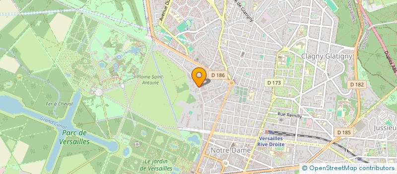 localisation de l'entreprise MONSIEUR QASIM ALI  VERSAILLES