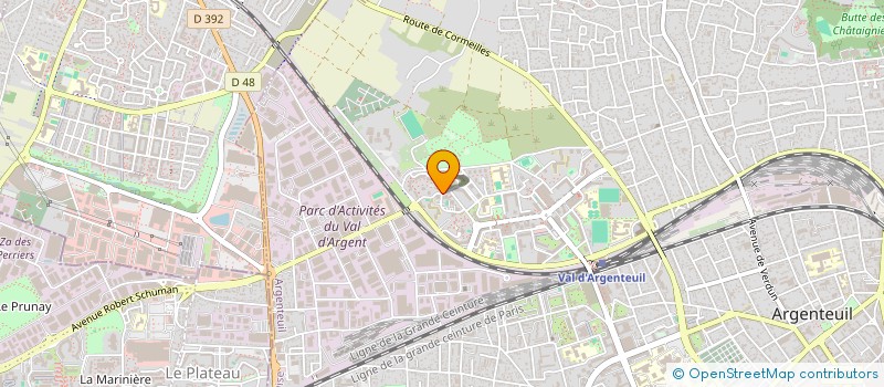 localisation de l'entreprise MONSIEUR QASIM MUHAMMAD  ARGENTEUIL