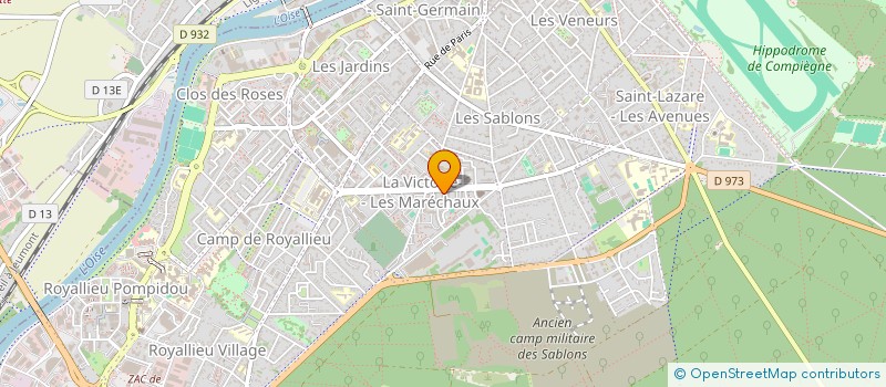 localisation de l'entreprise MONSIEUR QASIR MOHAMMAD  COMPIEGNE