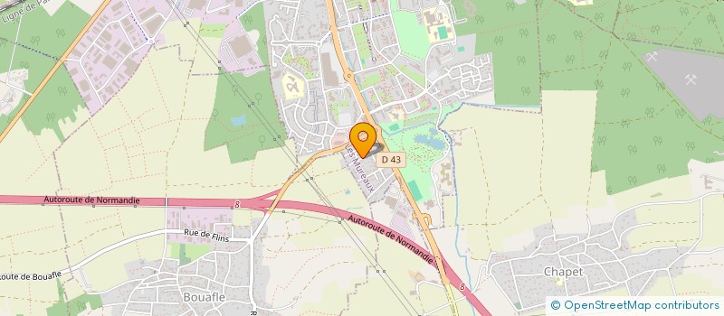 localisation de l'entreprise MONSIEUR QAYS RUFFIEUX  MUREAUX (LES)