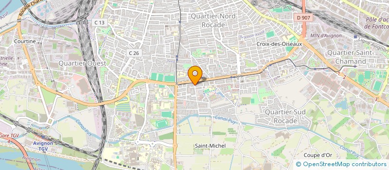 localisation de l'entreprise MONSIEUR QAYUM ADEL  AVIGNON