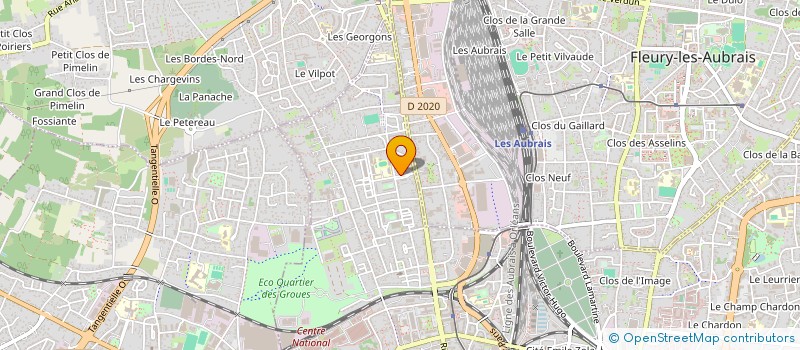 localisation de l'entreprise MONSIEUR QENDAGA SAKHIZADA à ORLEANS