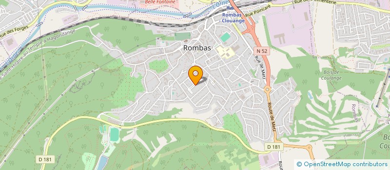 localisation de l'entreprise MONSIEUR QENDRIM BRAHAJ  ROMBAS