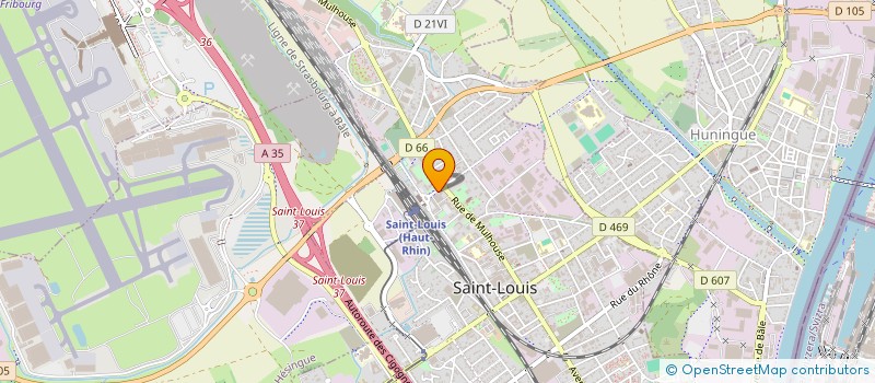 localisation de l'entreprise MONSIEUR QENDRIM BUNJAKU à SAINT-LOUIS