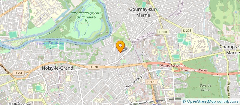 localisation de l'entreprise MONSIEUR QI WANG  NOISY-LE-GRAND