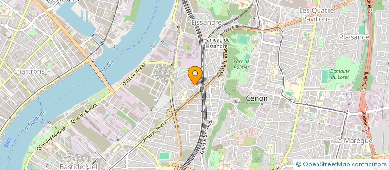 localisation de l'entreprise MONSIEUR QIANG ZHOU  CENON