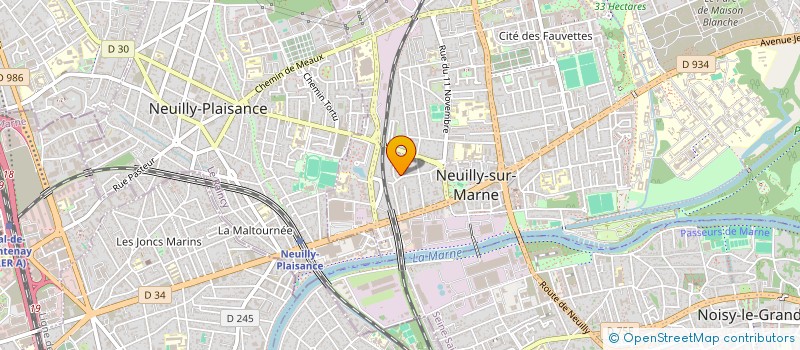 localisation de l'entreprise MONSIEUR QIAO FAN à NEUILLY-SUR-MARNE