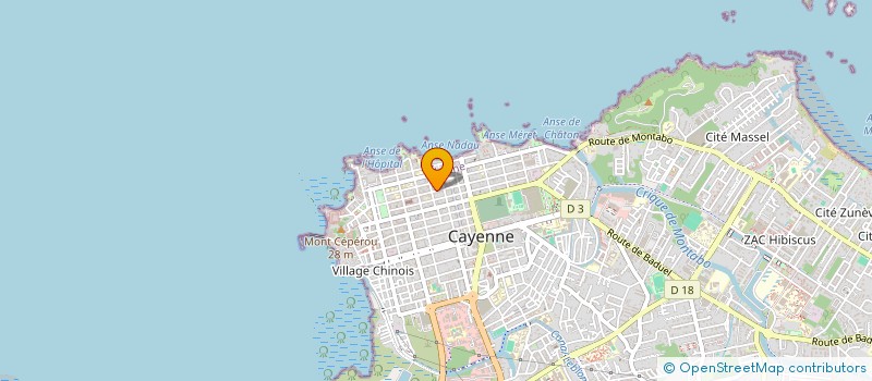 localisation de l'entreprise MONSIEUR QIAYUAN ZHOU  CAYENNE