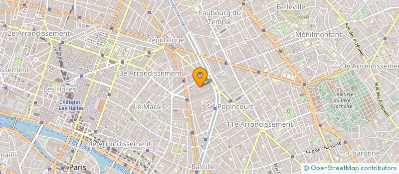 localisation de l'entreprise MONSIEUR QING QIAN  PARIS