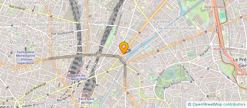 localisation de l'entreprise MONSIEUR QING WANG  PARIS