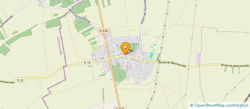 localisation de l'entreprise MONSIEUR QINGLAI XU  PUSSAY