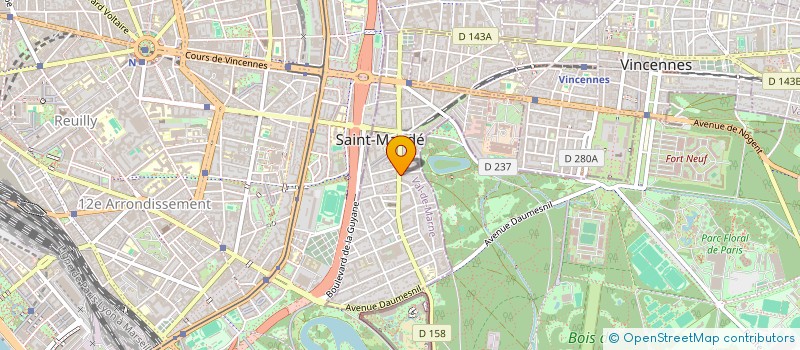 localisation de l'entreprise MONSIEUR QIUHUA CHEN à SAINT-MANDE