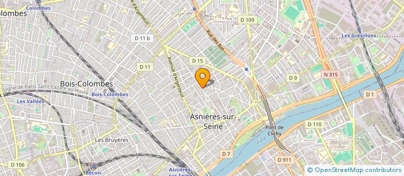 localisation de l'entreprise MONSIEUR QUADJOVIE QUADJOVIE  ASNIERES-SUR-SEINE