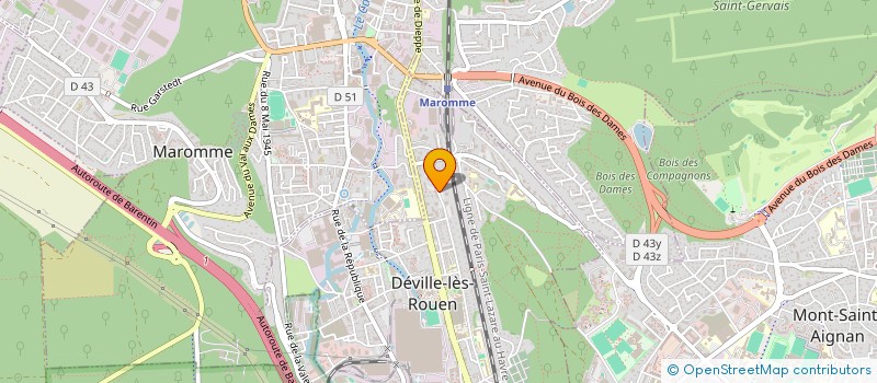 localisation de l'entreprise MONSIEUR QUAIS DOST KHEL  DEVILLE-LES-ROUEN