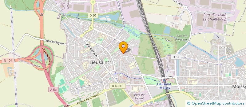 localisation de l'entreprise MONSIEUR QUAMUI SODJI  LIEUSAINT