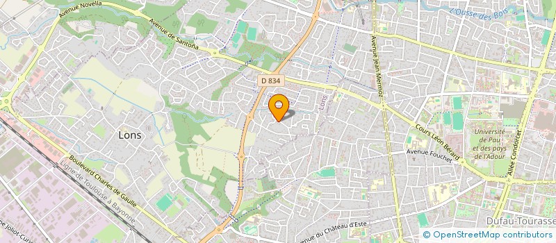 localisation de l'entreprise MONSIEUR QUANTIN GUERIN DE LA HOUSSAYE  LONS