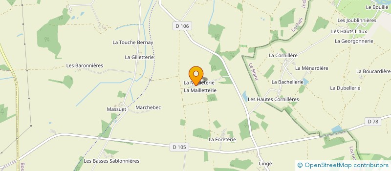 localisation de l'entreprise MONSIEUR QUANTIN POELS  BOSSAY-SUR-CLAISE