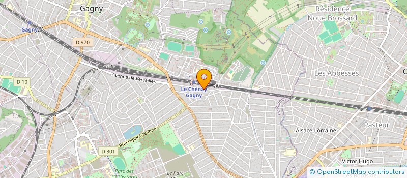 localisation de l'entreprise MONSIEUR QUDRATULLAH AMARKHIL  GAGNY