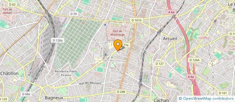 localisation de l'entreprise MONSIEUR QUDRATULLAH STANIKZAI à BAGNEUX