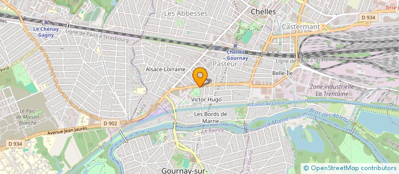 localisation de l'entreprise MONSIEUR QUEENSAN NALLATHURAI  CHELLES