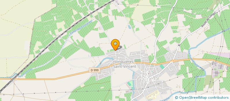 localisation de l'entreprise MONSIEUR QUEENTON GRESSET  JONQUIERES-SAINT-VINCENT