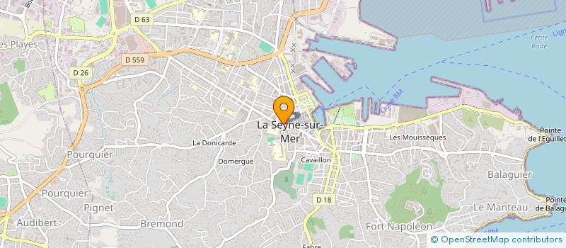 localisation de l'entreprise MONSIEUR QUENTIN ABBAS  LA SEYNE-SUR-MER