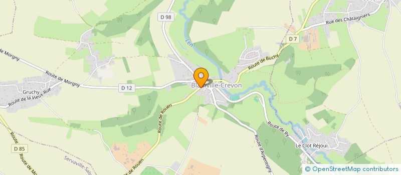 localisation de l'entreprise MONSIEUR QUENTIN ALEXANDRE  BLAINVILLE-CREVON