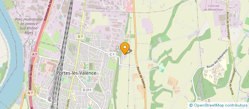 localisation de l'entreprise MONSIEUR QUENTIN ALLIBERT  PORTES-LES-VALENCE