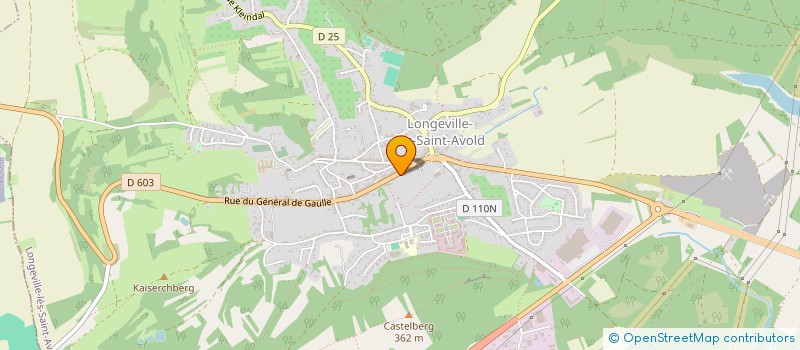 localisation de l'entreprise MONSIEUR QUENTIN ALLUSSE  LONGEVILLE-LES-SAINT-AVOLD