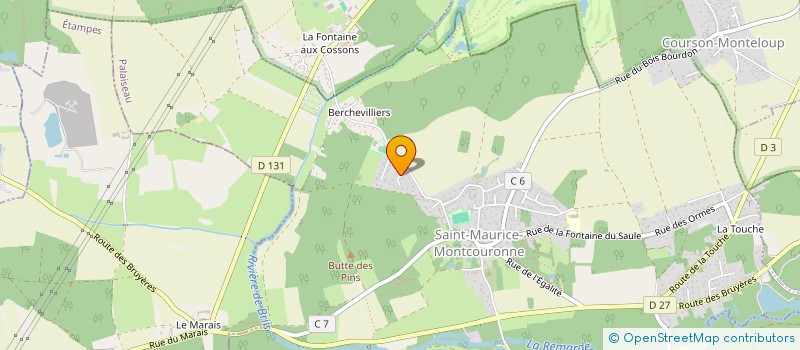 localisation de l'entreprise MONSIEUR QUENTIN ALLYRE  SAINT-MAURICE-MONTCOURONNE