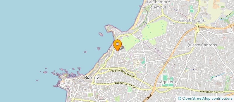 localisation de l'entreprise MONSIEUR QUENTIN ALZA à BIARRITZ