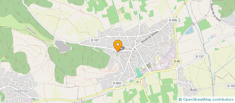 localisation de l'entreprise MONSIEUR QUENTIN AMBLARD  CALVISSON