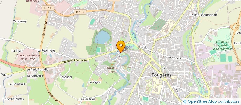 localisation de l'entreprise MONSIEUR QUENTIN ANDRE à FOUGERES
