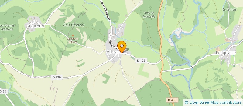 localisation de l'entreprise MONSIEUR QUENTIN ANDREY  AILLEVANS